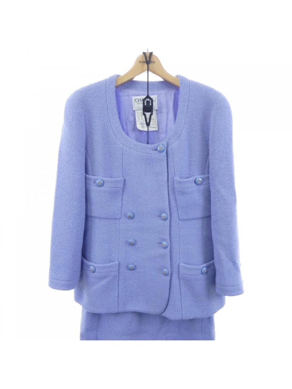 Chanel Vintage Suit Purple
